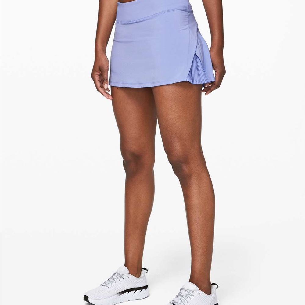 Lululemon Play Off The Pleats Skirt in Hydrangea Blue
